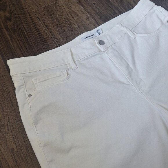 💙 Athleta White Denim Cotton Blend Stretchy - Picture 4 of 8